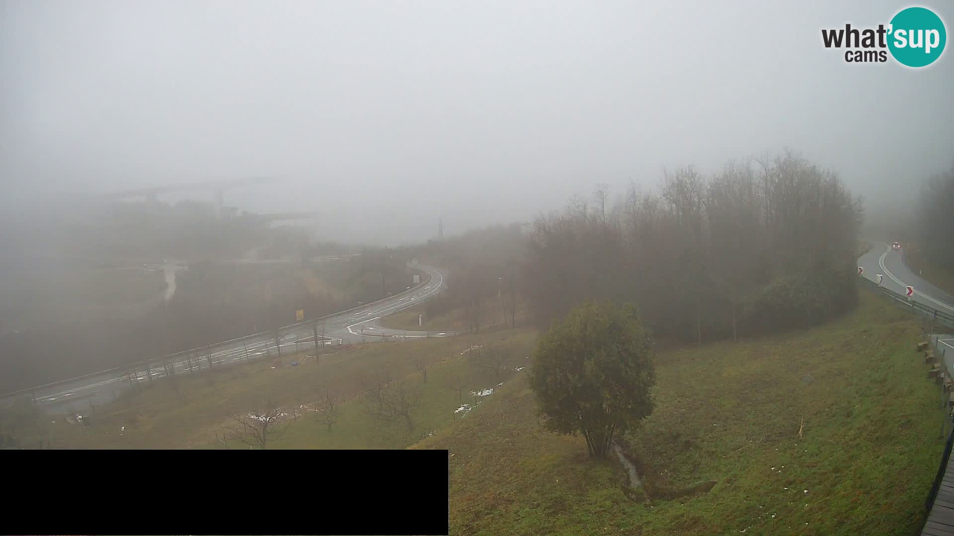 Web kamera Črni Kal Viadukt – pogled sa Viki Burgerja