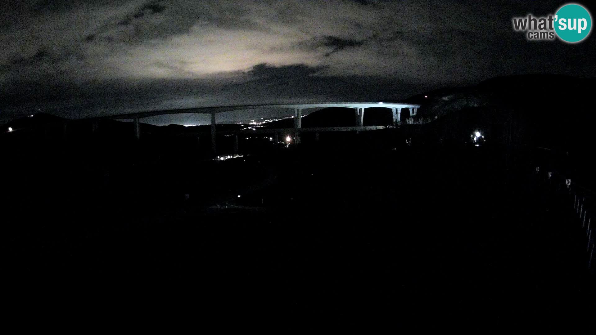 Webcam Črni Kal Viaduct – view from Viki Burger