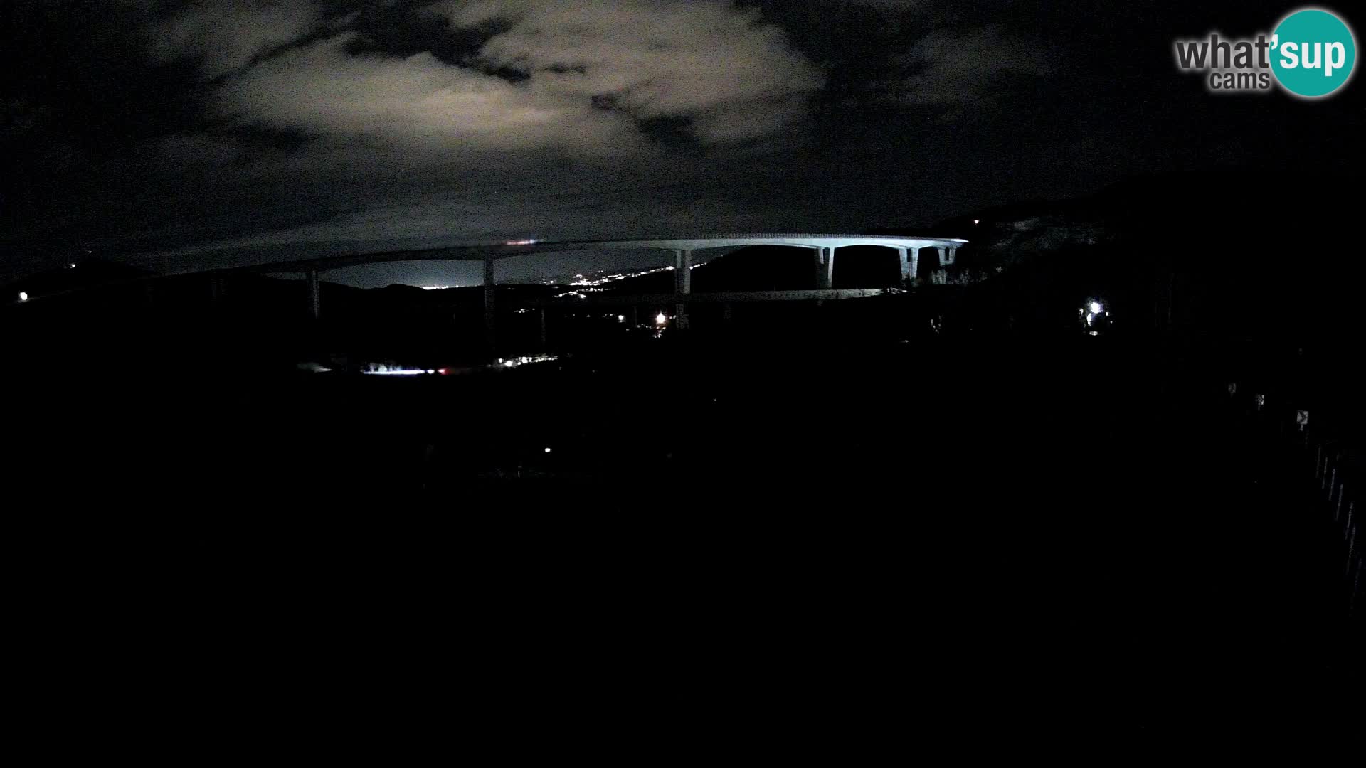 Livecam  Črni Kal Viadotto – panorama dal Viki Burger