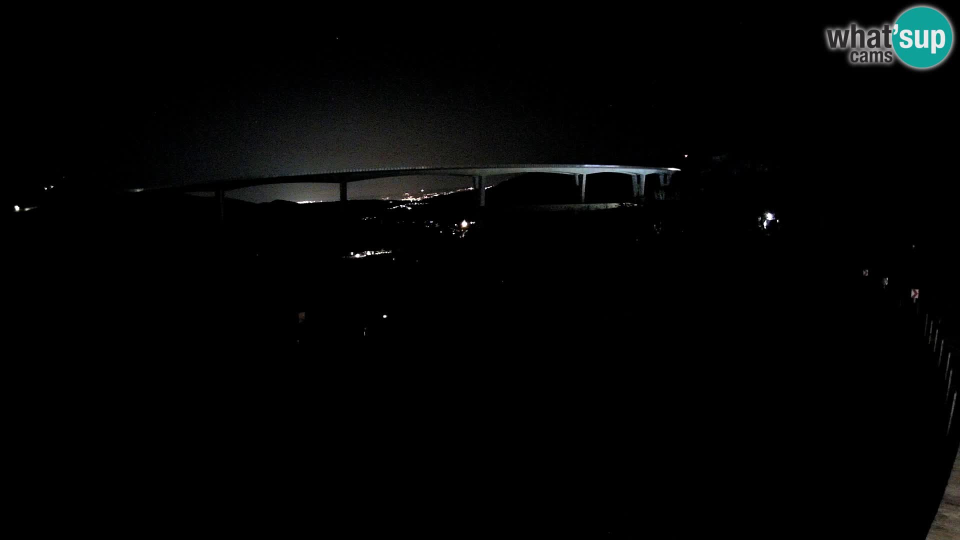 Livecam  Črni Kal Viadotto – panorama dal Viki Burger