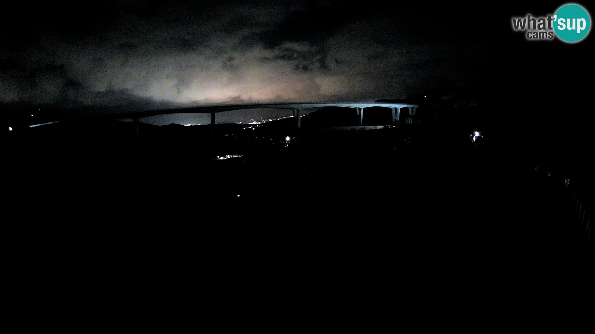 Webcam Črni Kal Viaduct – view from Viki Burger