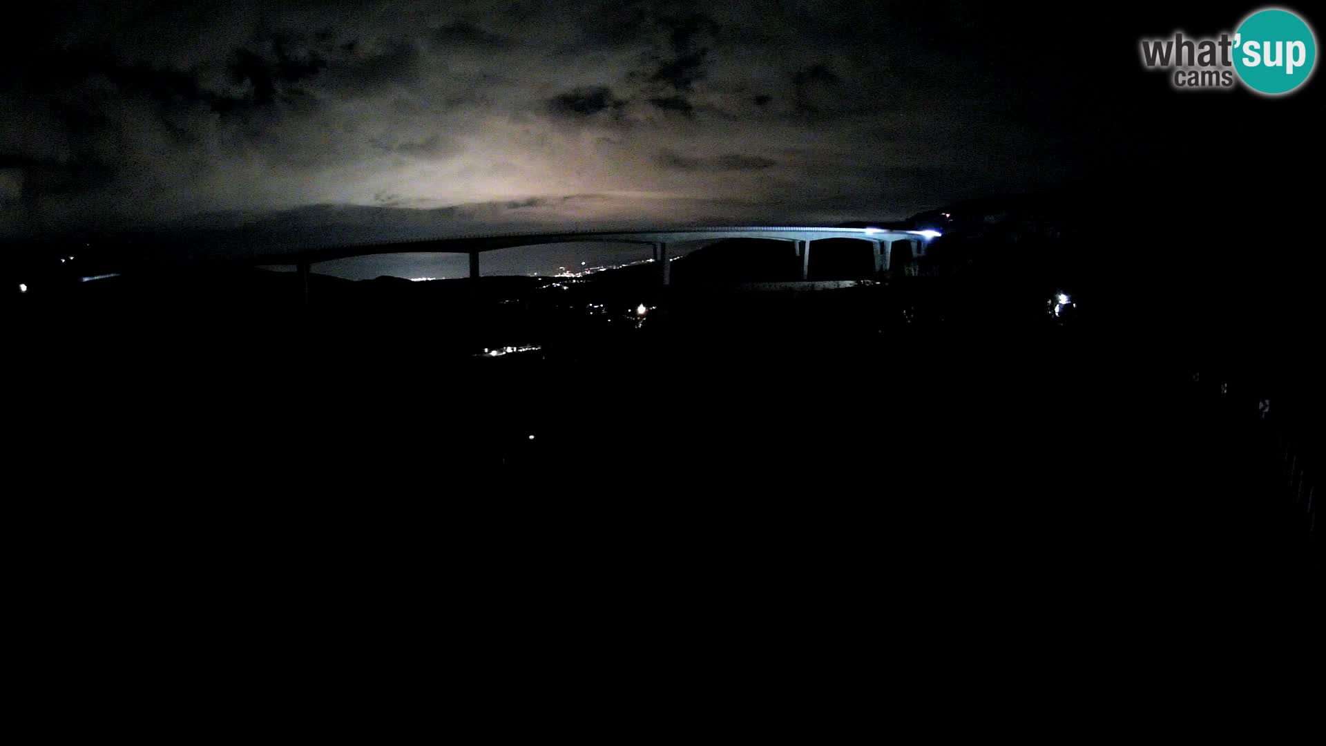 Livecam  Črni Kal Viadotto – panorama dal Viki Burger