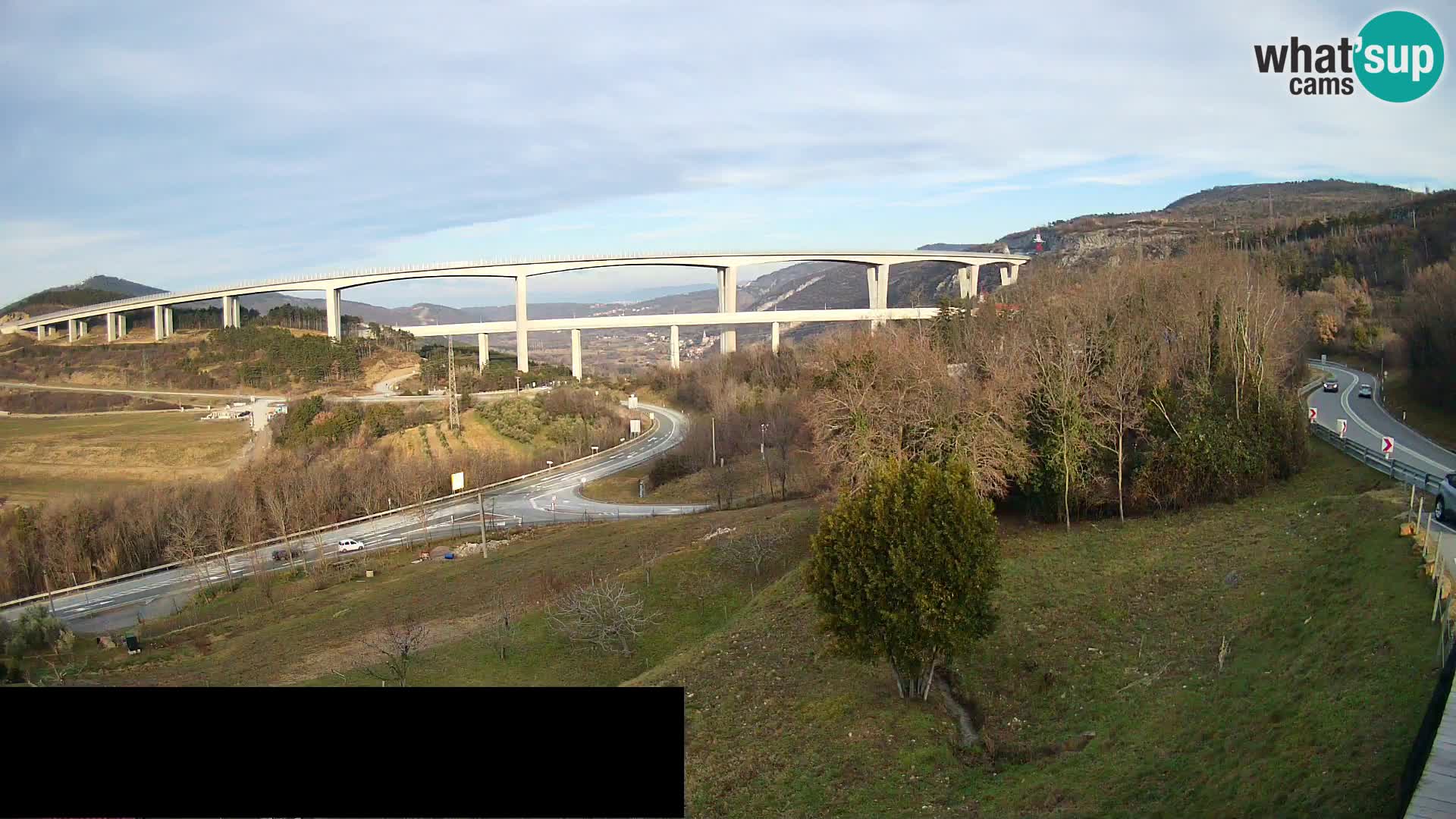 Webcam Črni Kal Viadukt – Viki Burger