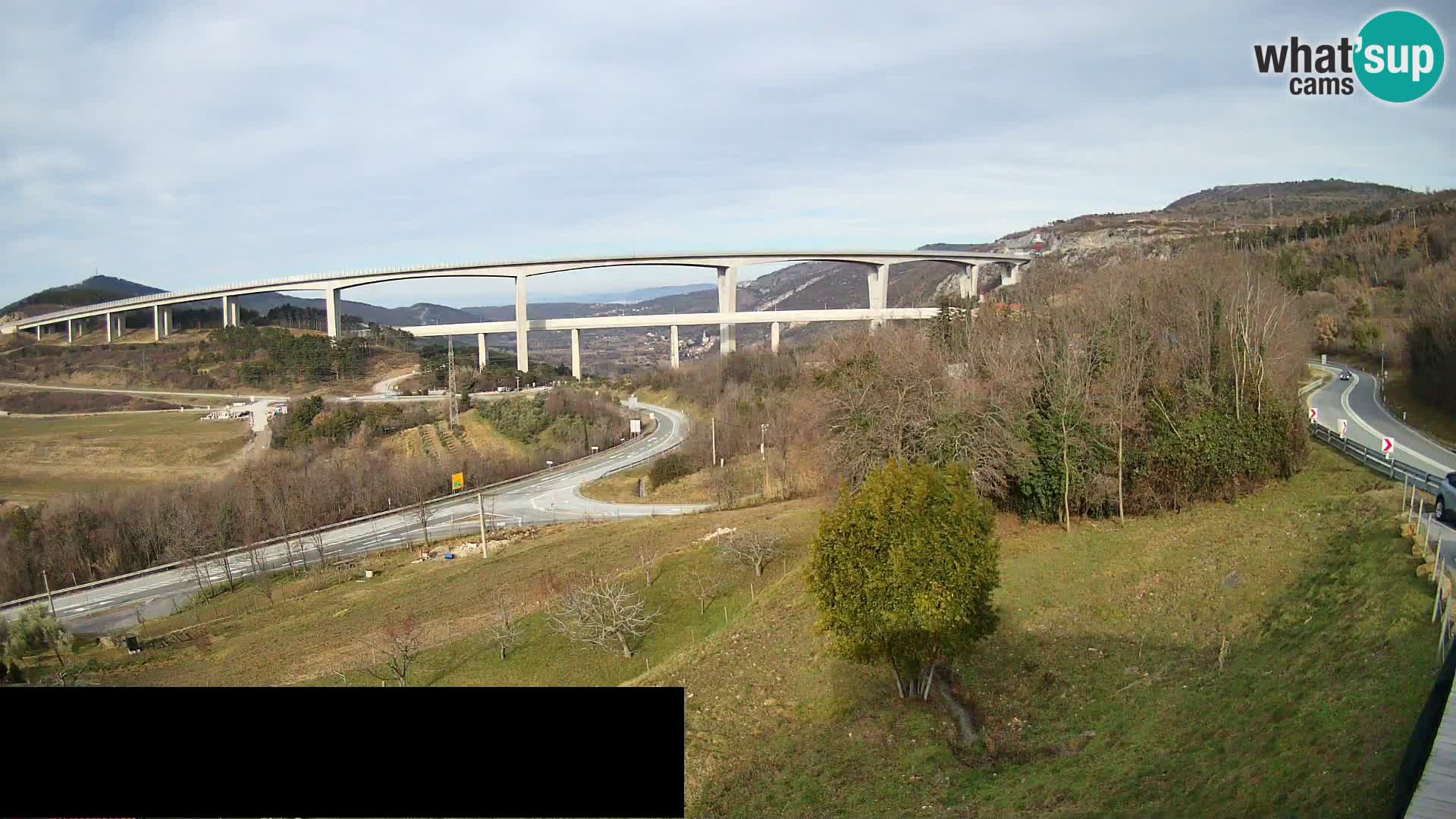 Webcam Črni Kal Viadukt – Viki Burger