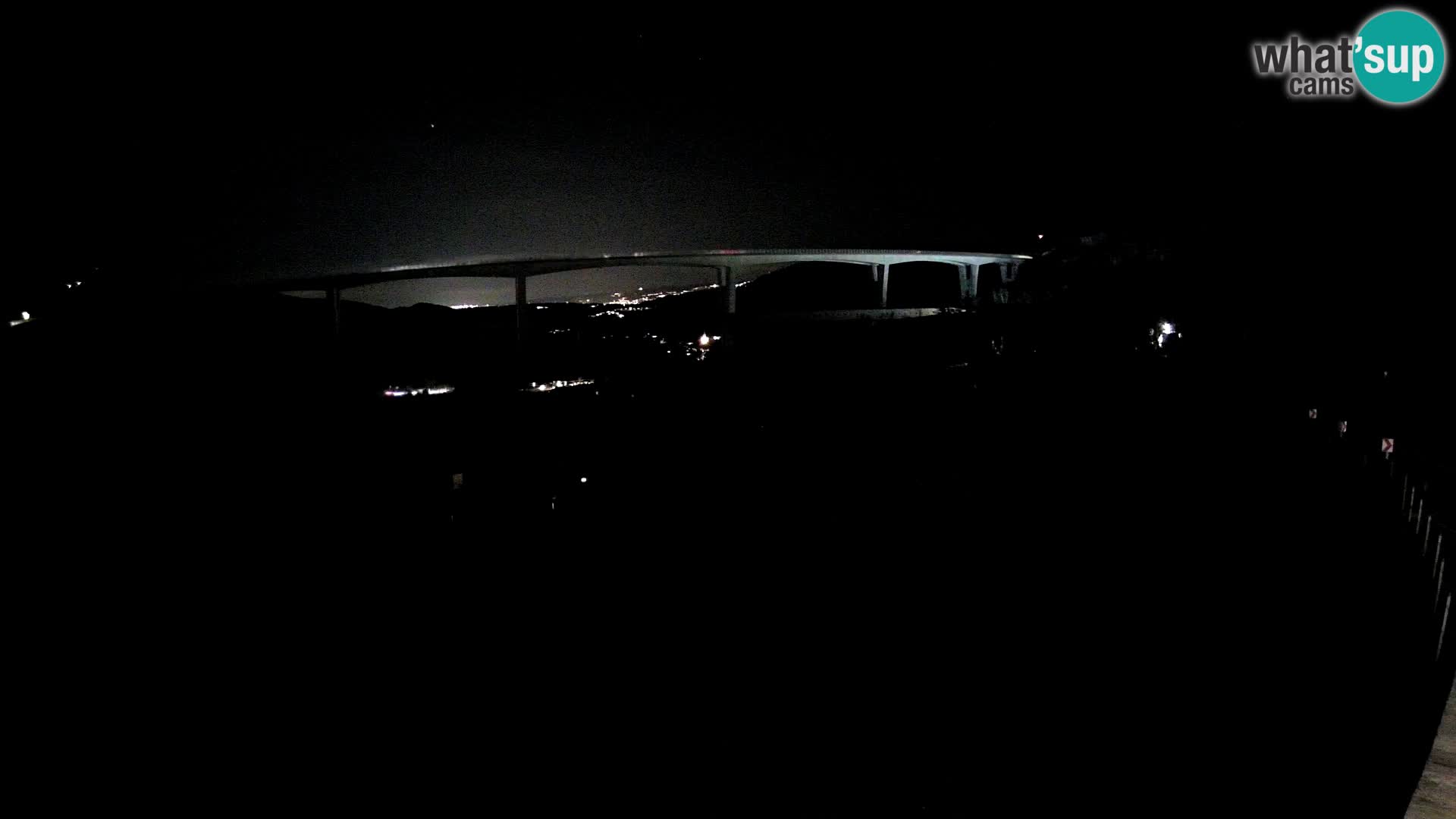 Livecam  Črni Kal Viadotto – panorama dal Viki Burger