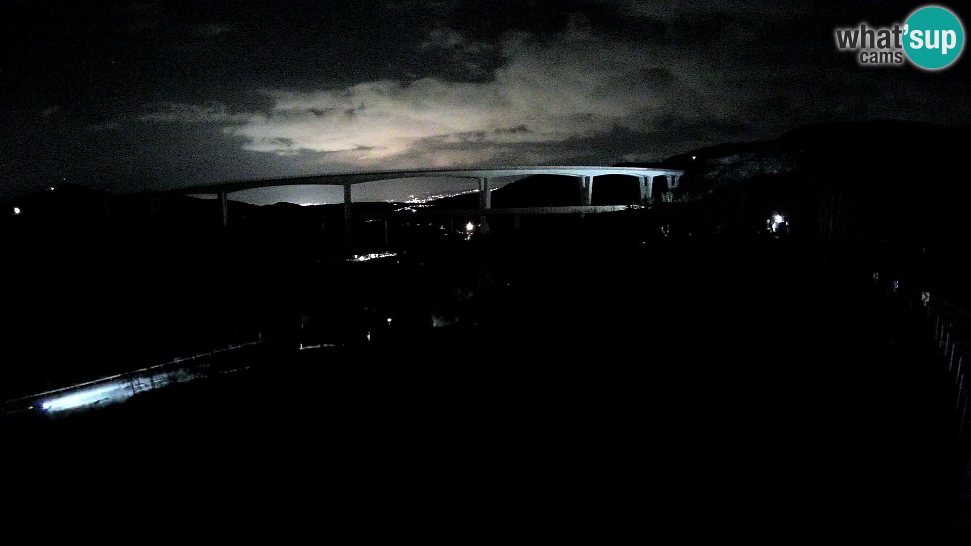 Livecam  Črni Kal Viadotto – panorama dal Viki Burger