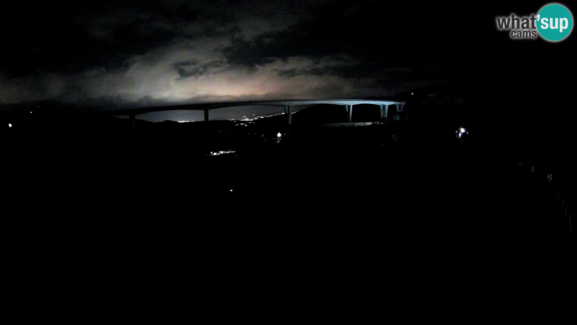 Livecam  Črni Kal Viadotto – panorama dal Viki Burger