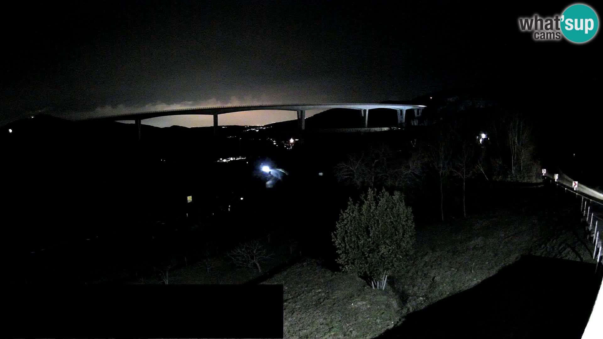 Livecam  Črni Kal Viadotto – panorama dal Viki Burger