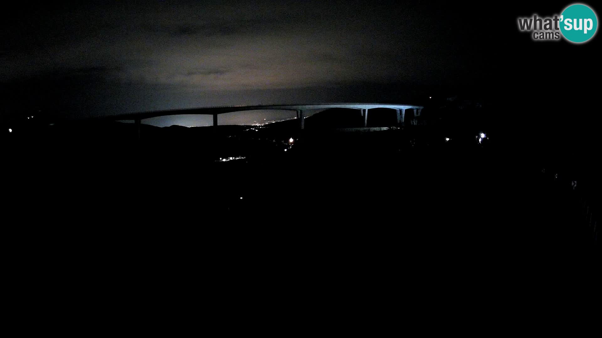 Webcam Črni Kal Viaduct – view from Viki Burger