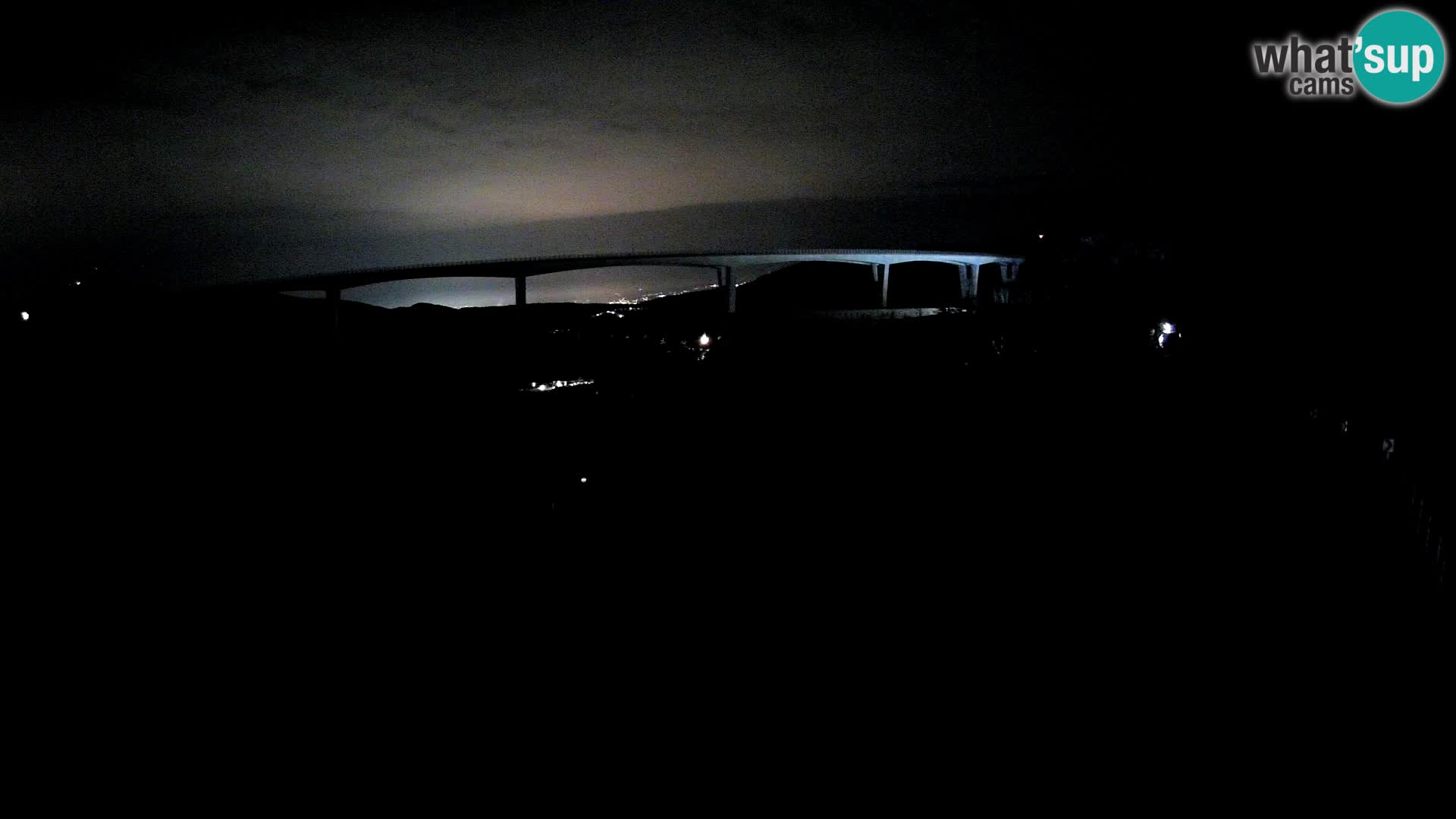 Webcam Črni Kal Viaduct – view from Viki Burger