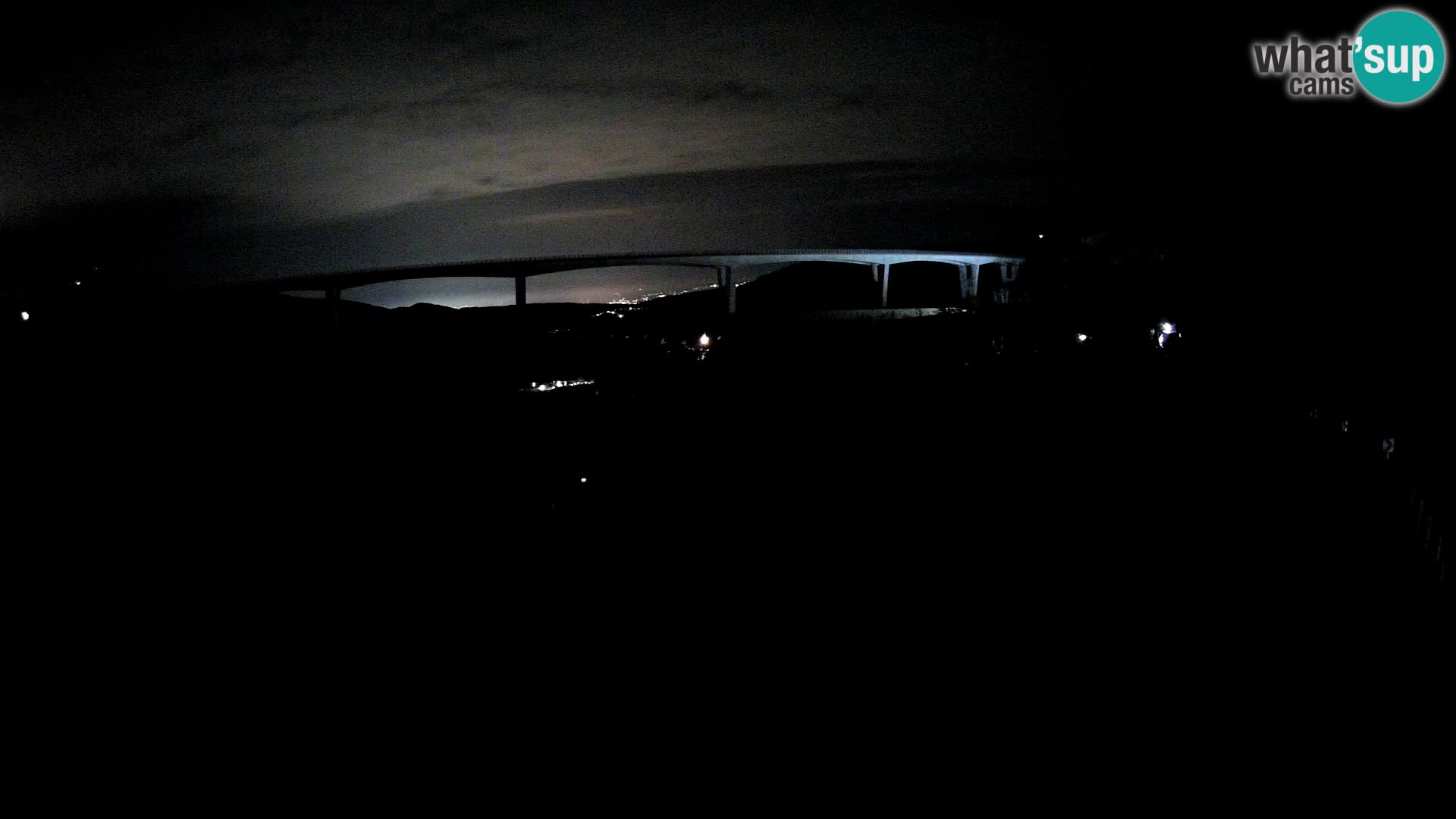 Kamera v živo Črni Kal Viadukt – pogled z Viki Burgerja