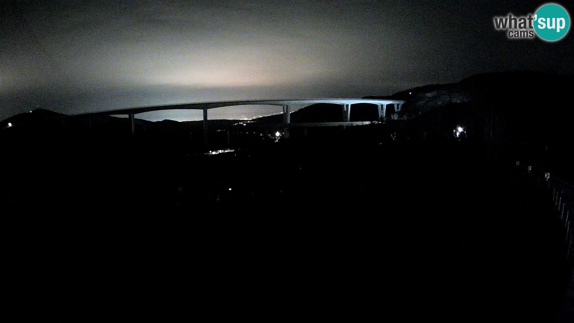 Livecam  Črni Kal Viadotto – panorama dal Viki Burger