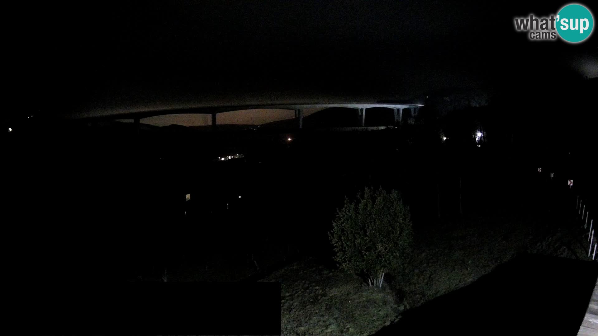 Livecam  Črni Kal Viadotto – panorama dal Viki Burger