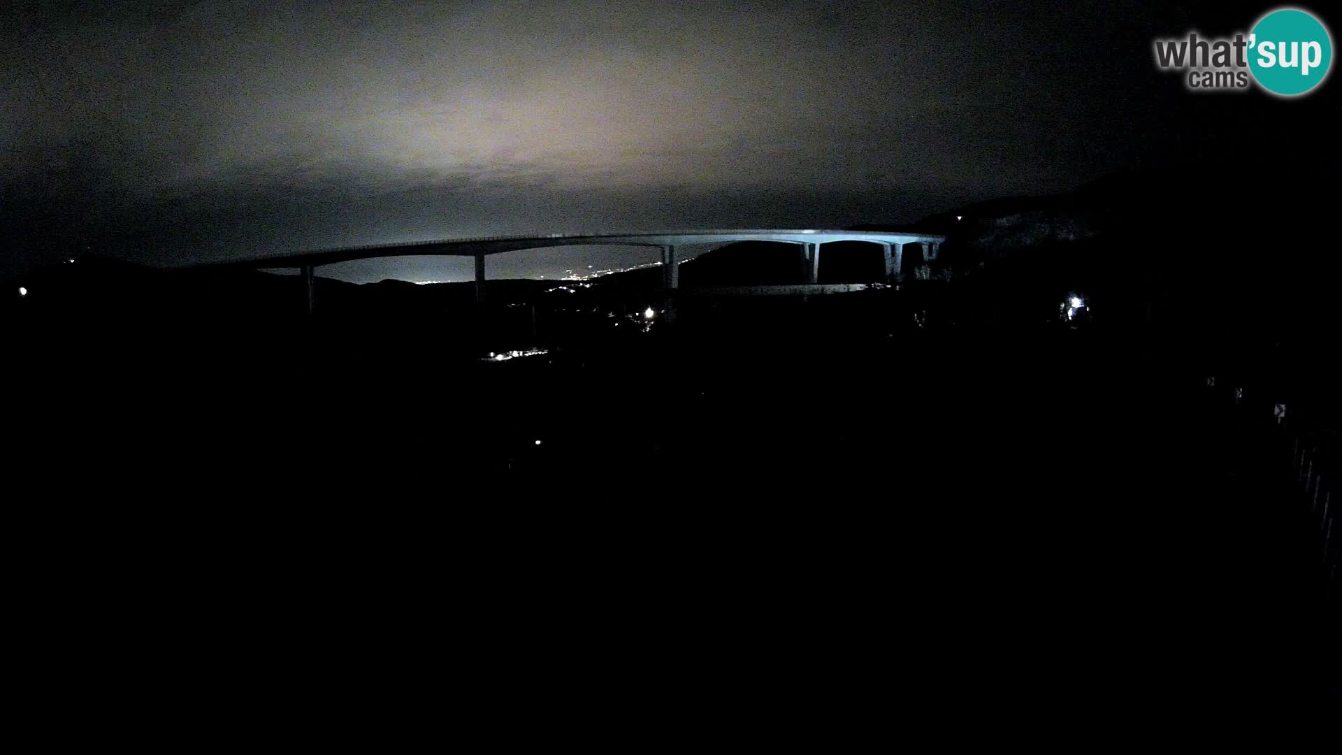 Webcam Črni Kal Viaduct – view from Viki Burger