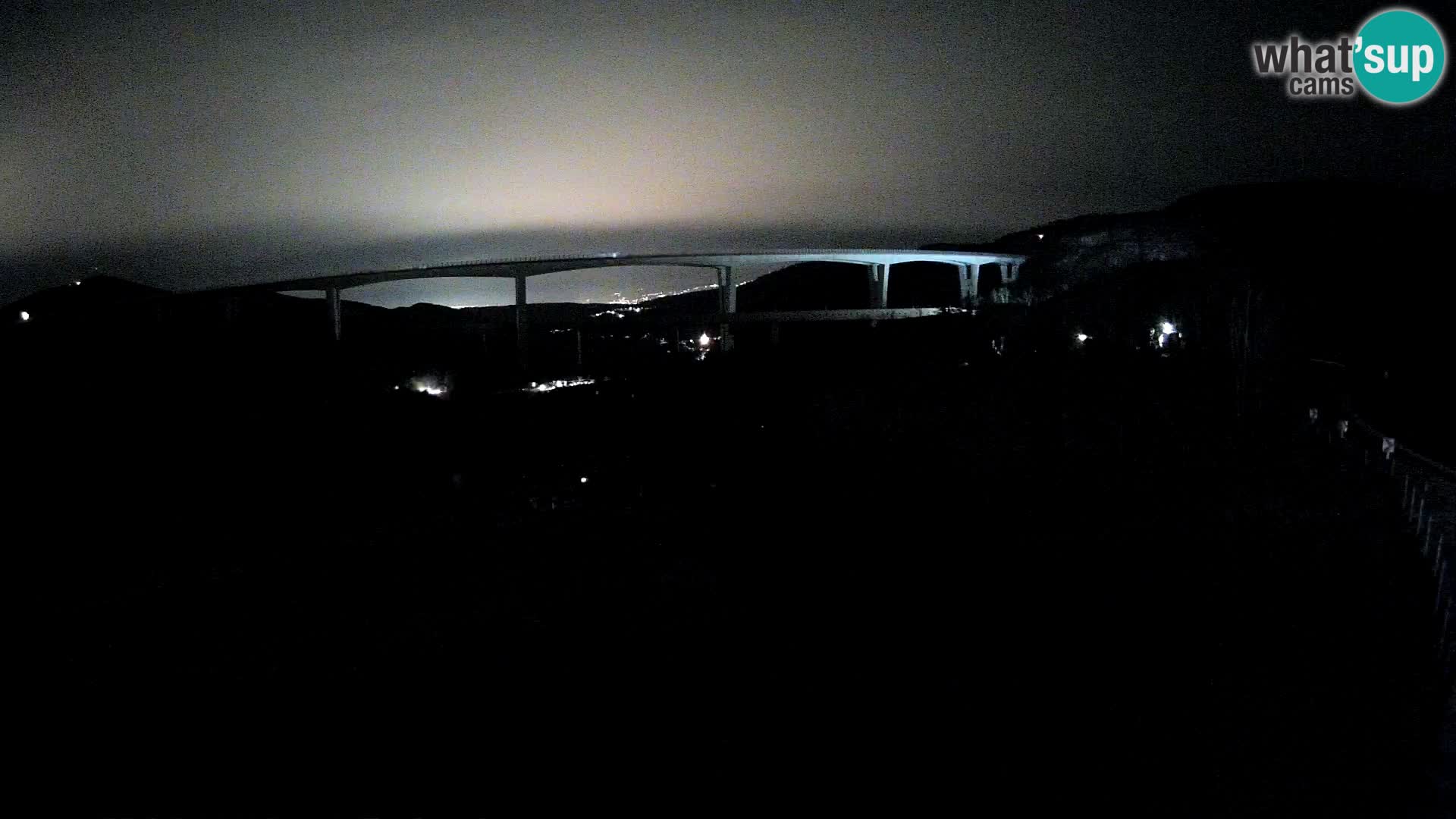 Livecam  Črni Kal Viadotto – panorama dal Viki Burger