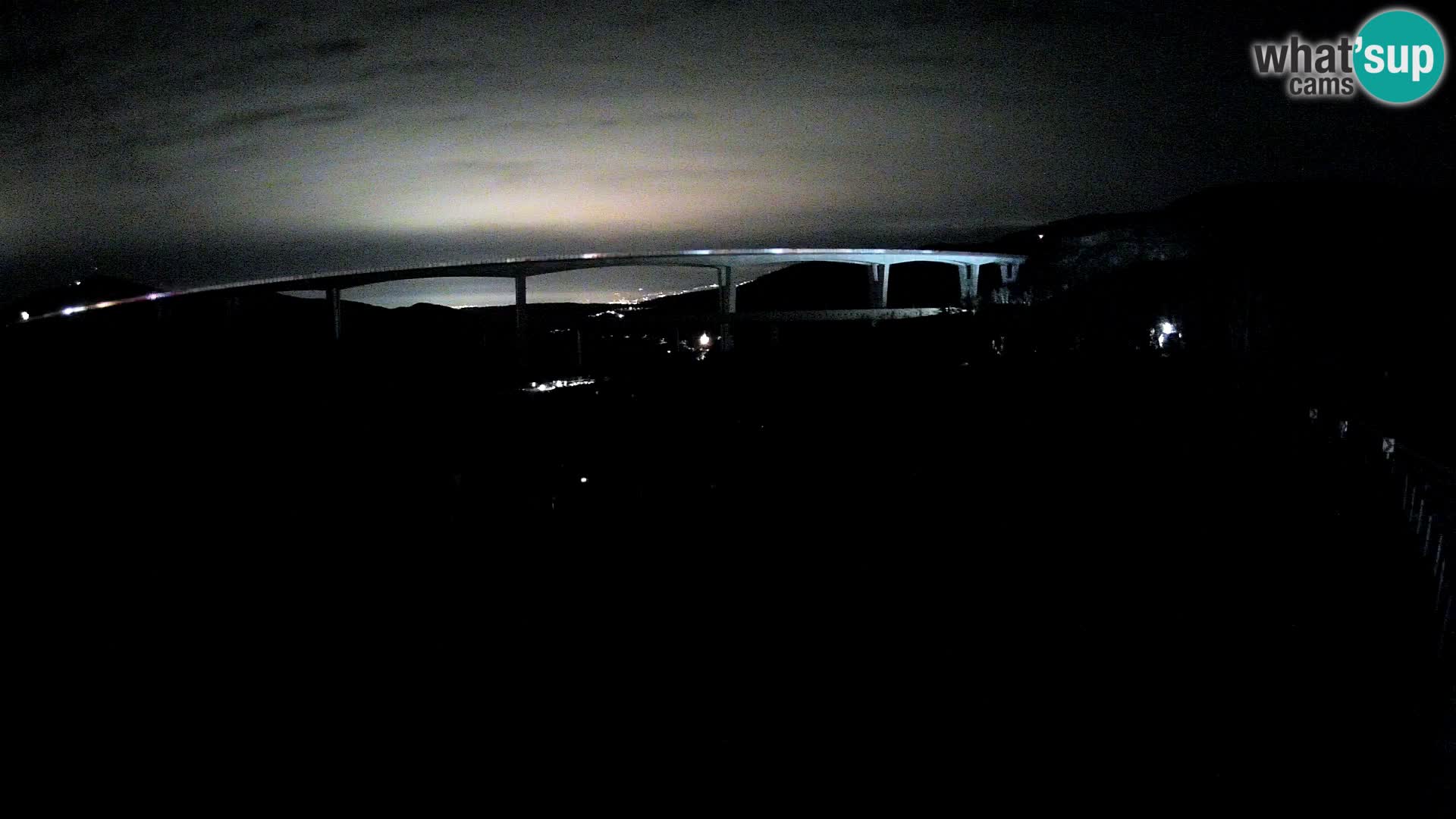 Livecam  Črni Kal Viadotto – panorama dal Viki Burger