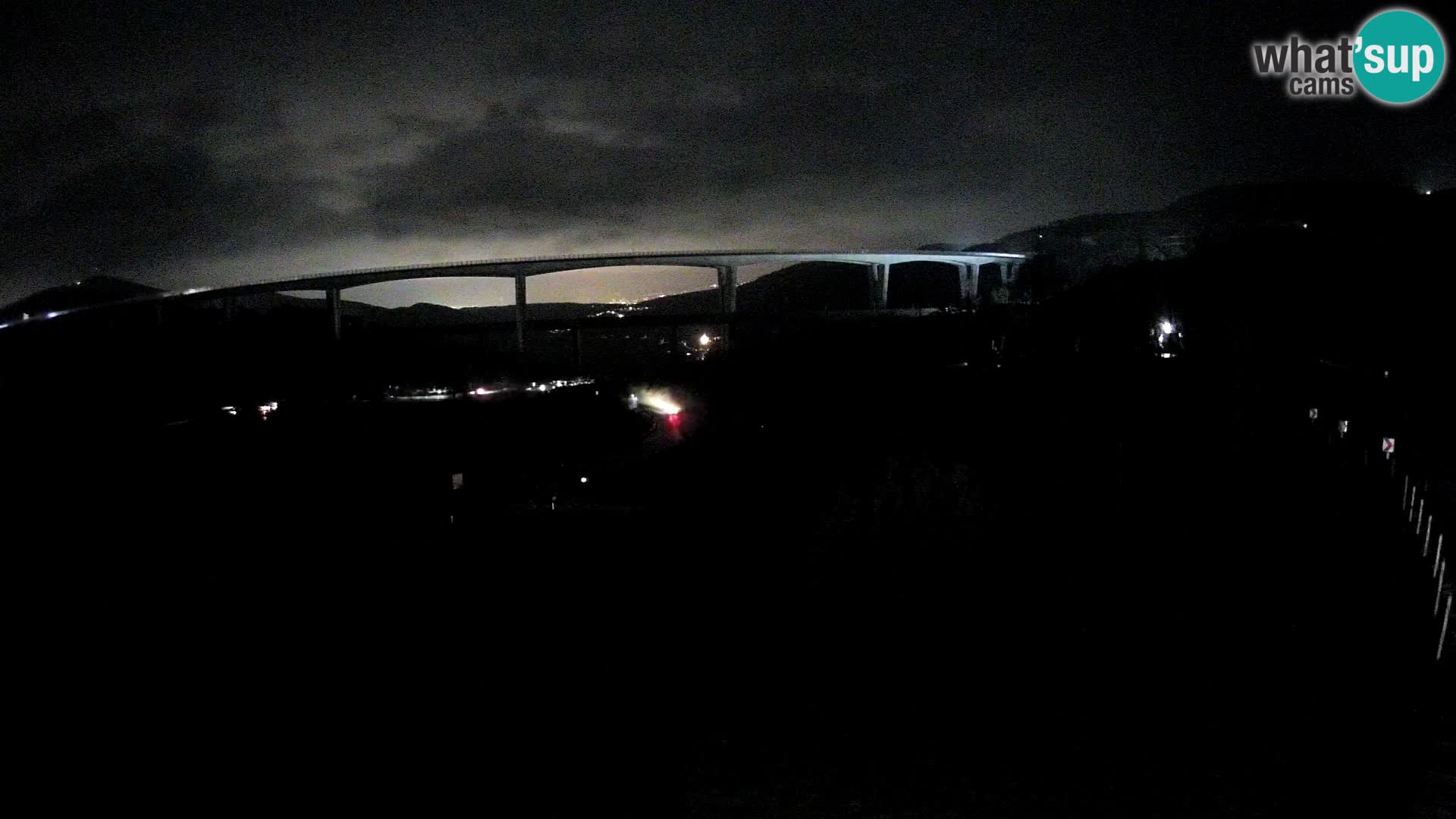 Webcam Črni Kal Viaduct – view from Viki Burger