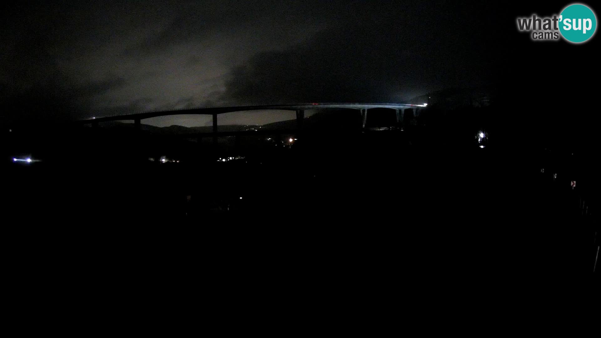 Webcam Črni Kal Viaduct – view from Viki Burger