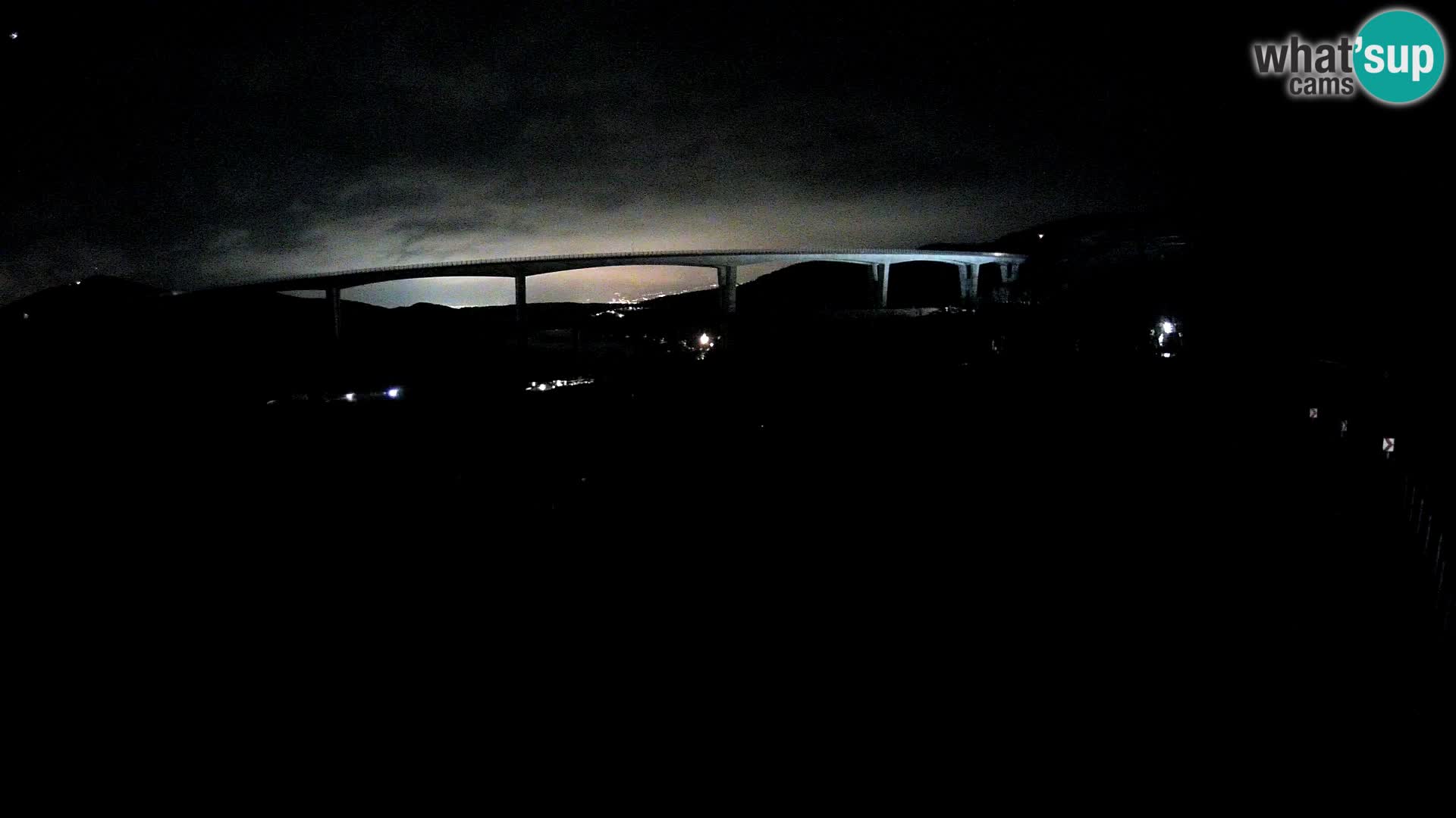 Livecam  Črni Kal Viadotto – panorama dal Viki Burger