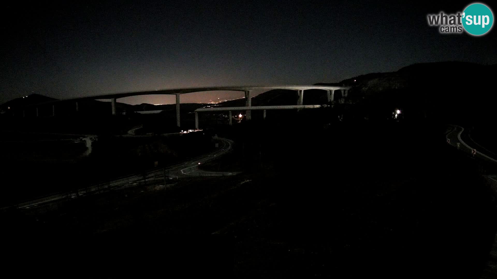 Livecam  Črni Kal Viadotto – panorama dal Viki Burger