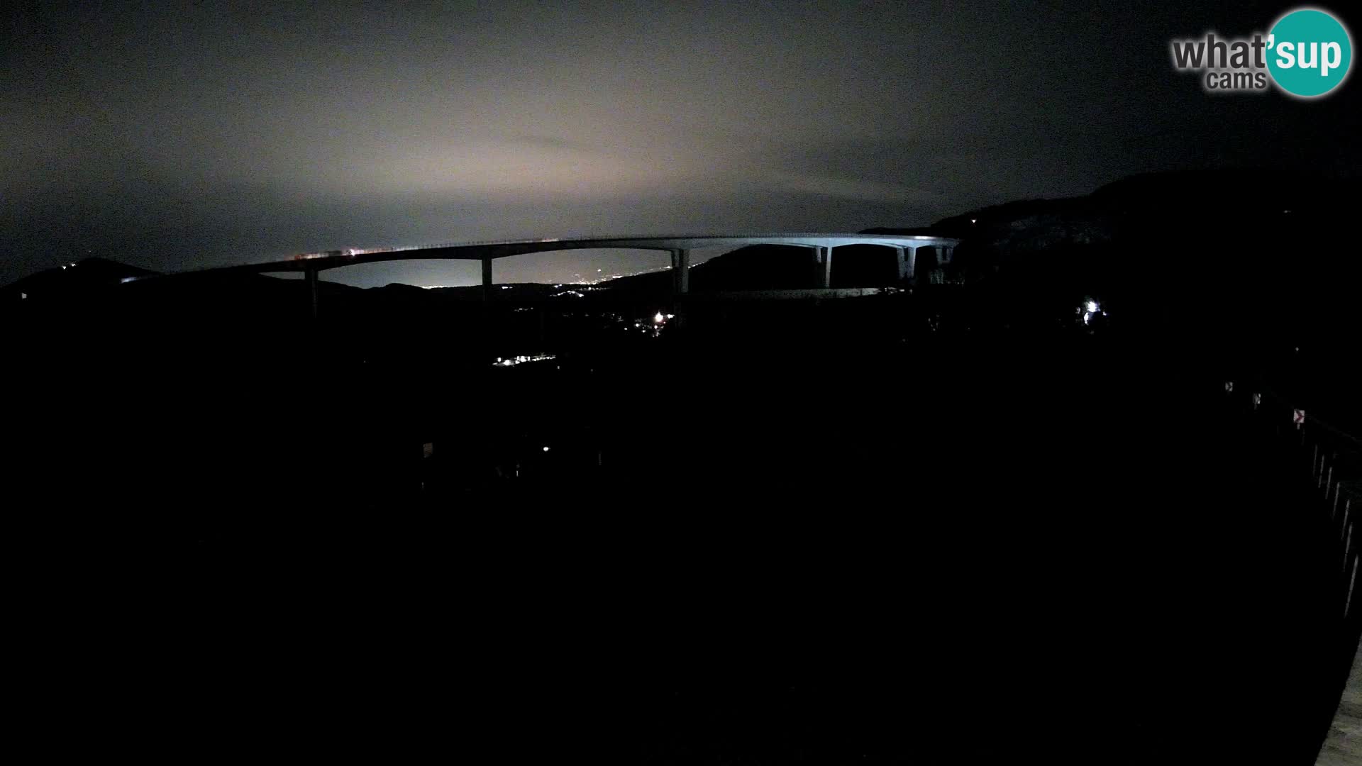 Webcam Črni Kal Viaduct – view from Viki Burger