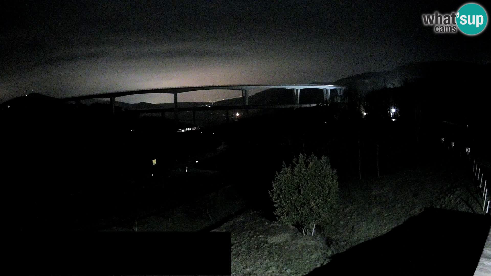 Web kamera Črni Kal Viadukt – pogled sa Viki Burgerja