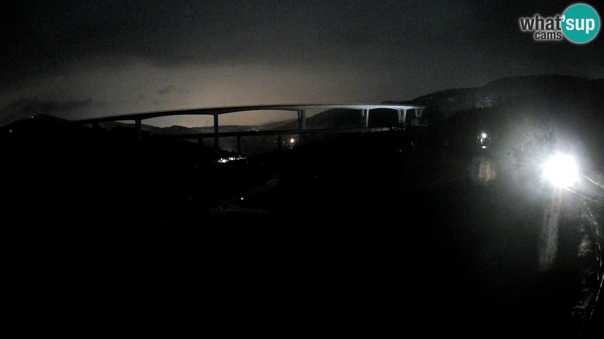 Livecam  Črni Kal Viadotto – panorama dal Viki Burger