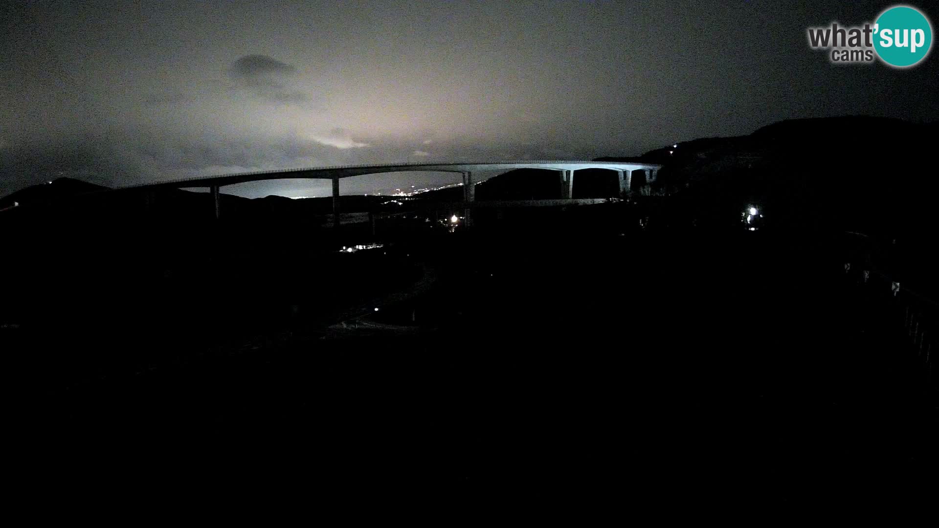 Livecam  Črni Kal Viadotto – panorama dal Viki Burger