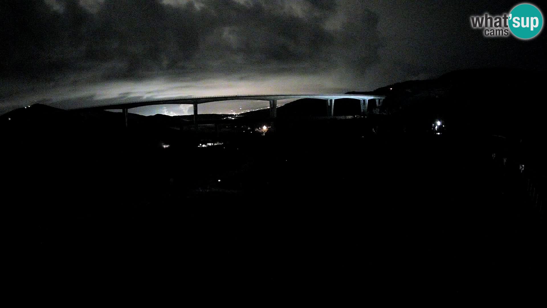 Livecam Črni Kal Viadotto – panorama dal Viki Burger