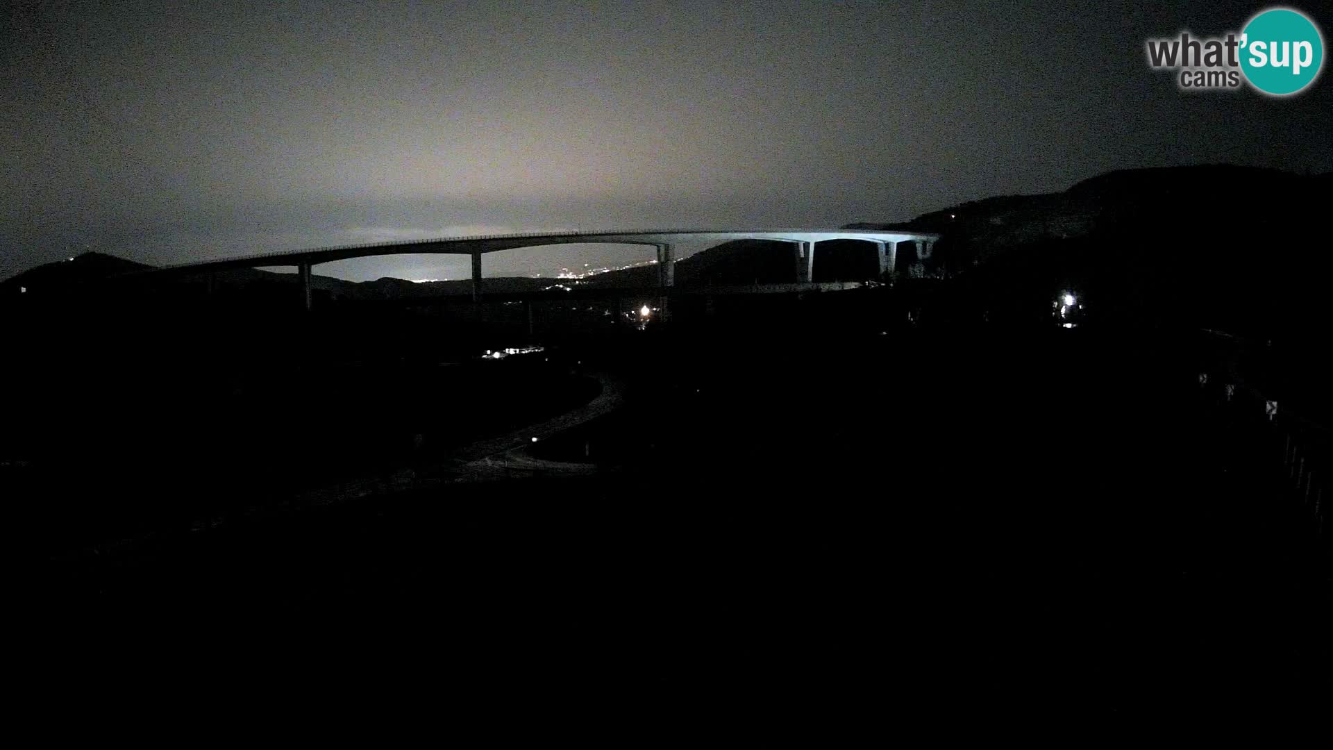 Web kamera Črni Kal Viadukt – pogled sa Viki Burgerja