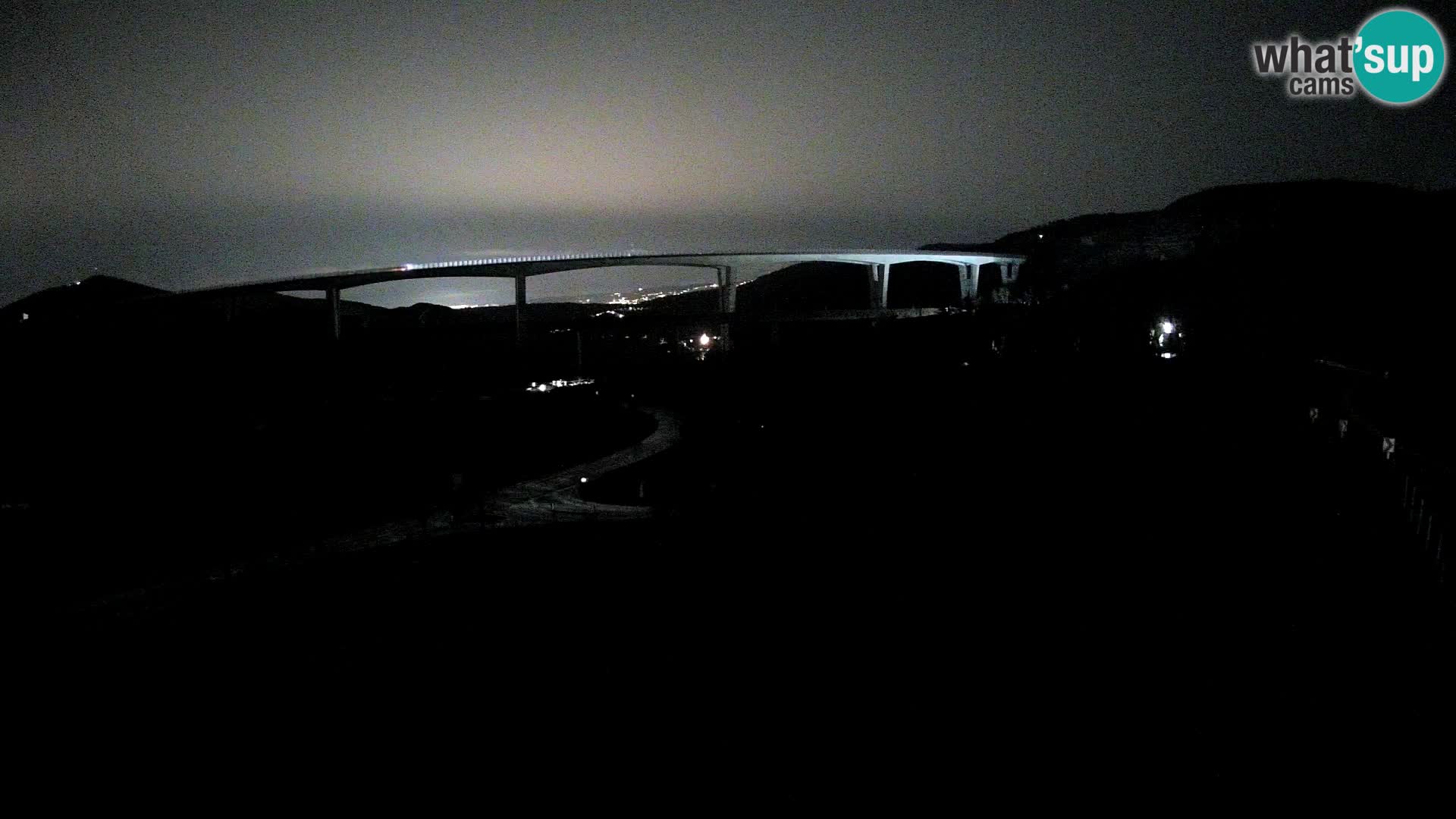 Livecam  Črni Kal Viadotto – panorama dal Viki Burger