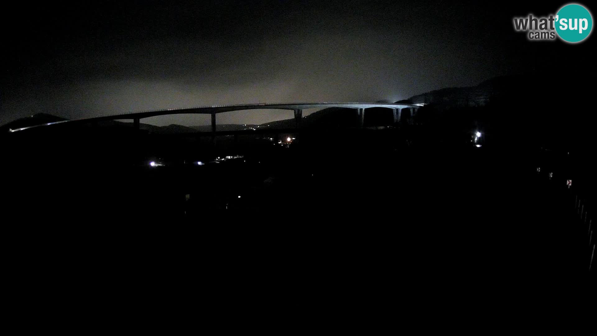 Livecam  Črni Kal Viadotto – panorama dal Viki Burger