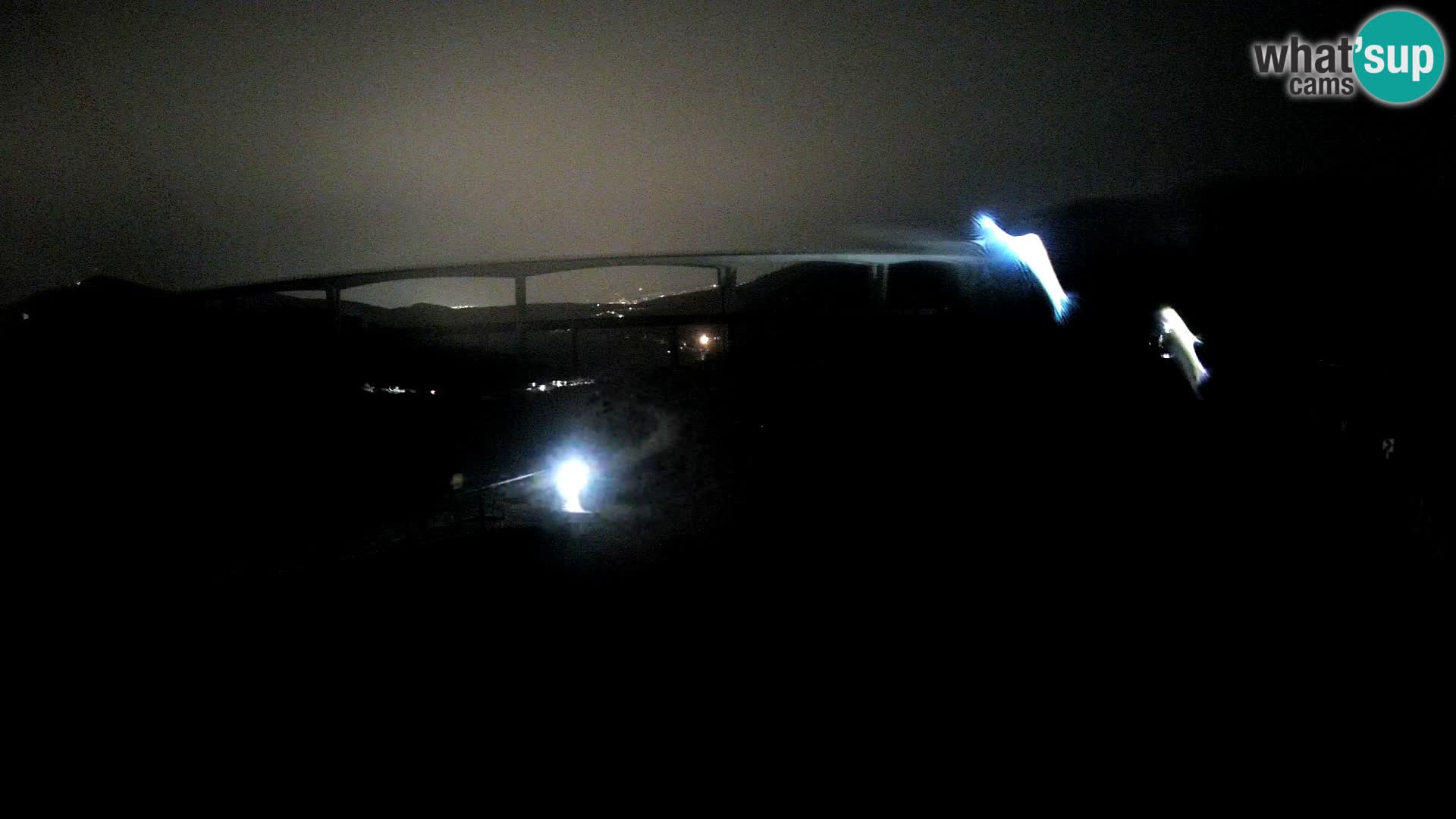 Kamera v živo Črni Kal Viadukt – pogled z Viki Burgerja