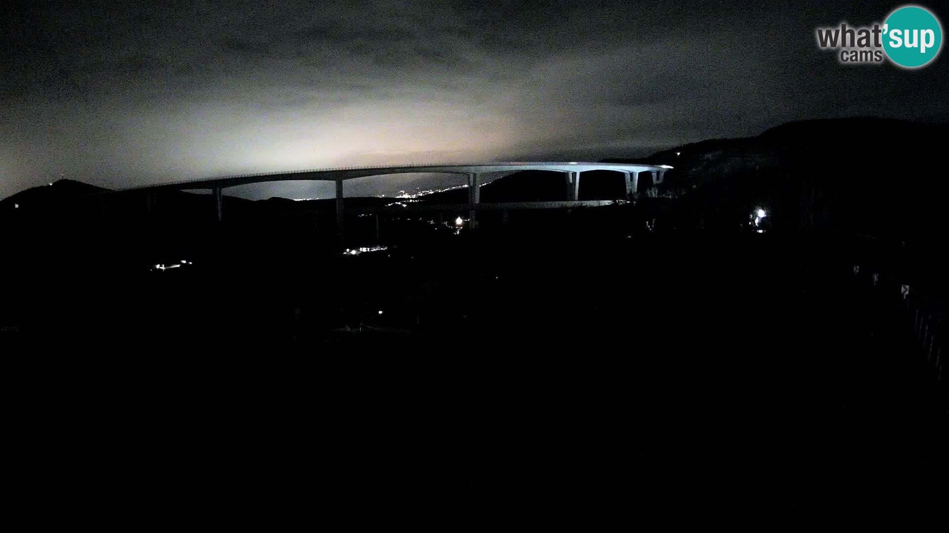 Web kamera Črni Kal Viadukt – pogled sa Viki Burgerja