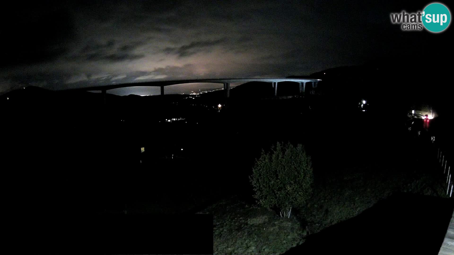 Web kamera Črni Kal Viadukt – pogled sa Viki Burgerja