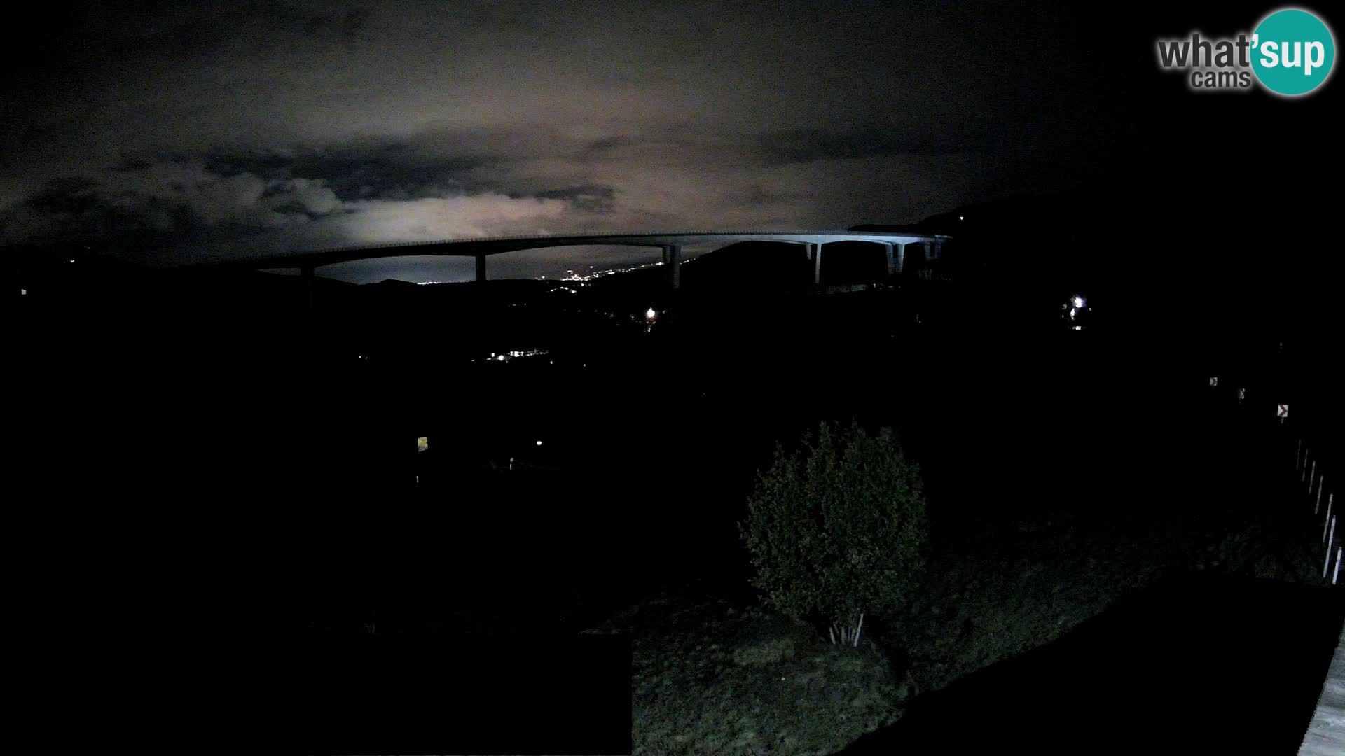 Web kamera Črni Kal Viadukt – pogled sa Viki Burgerja