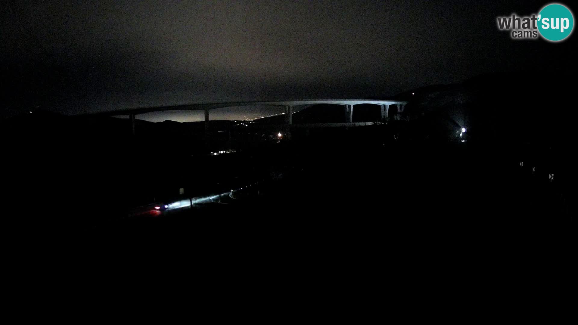 Livecam  Črni Kal Viadotto – panorama dal Viki Burger