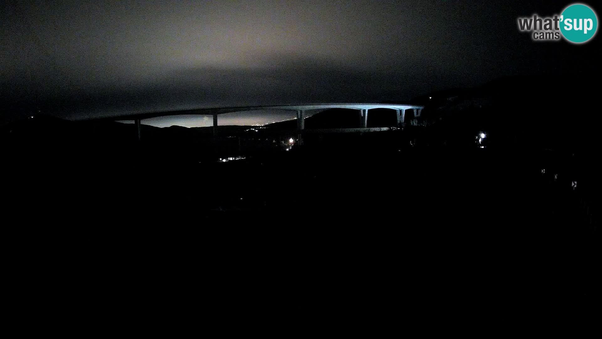 Livecam  Črni Kal Viadotto – panorama dal Viki Burger