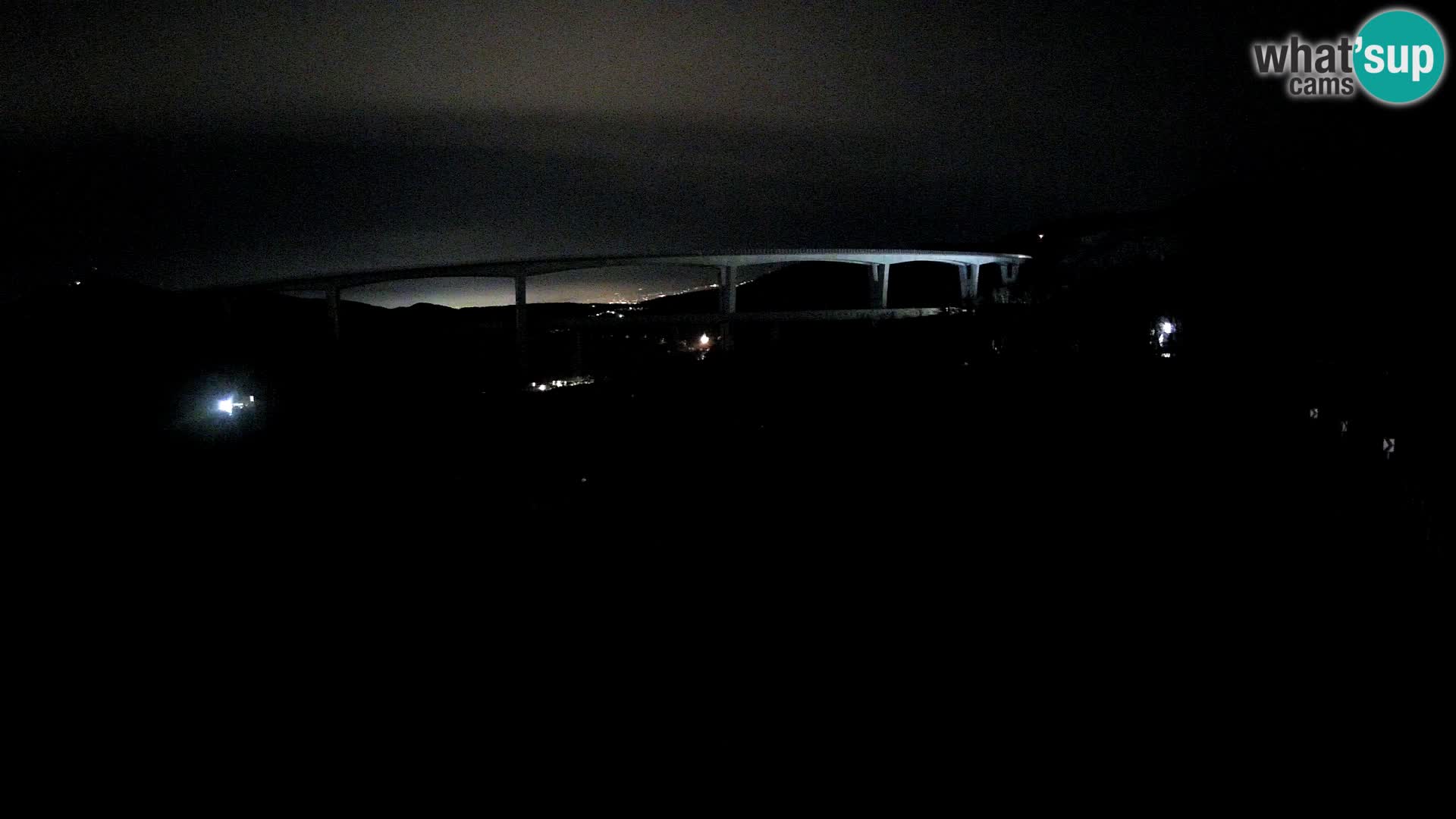 Webcam Črni Kal Viaduct – view from Viki Burger