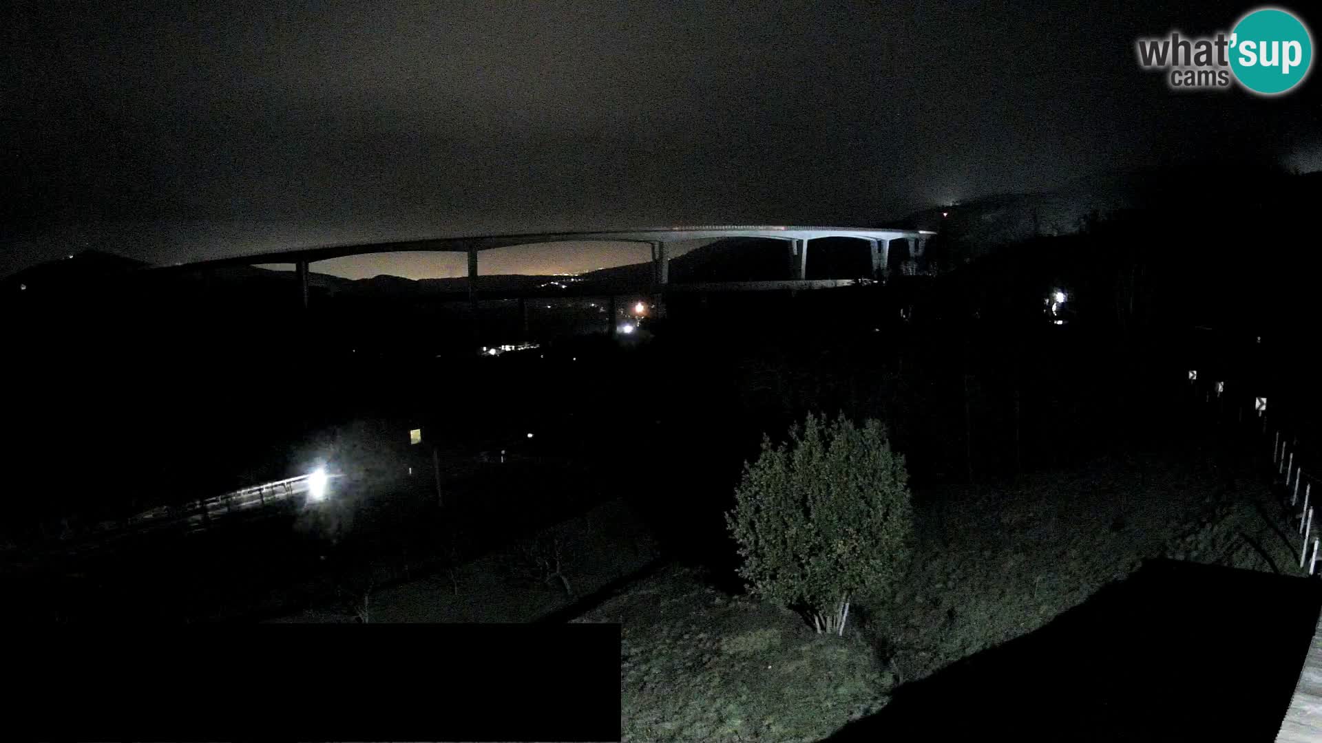 Web kamera Črni Kal Viadukt – pogled sa Viki Burgerja