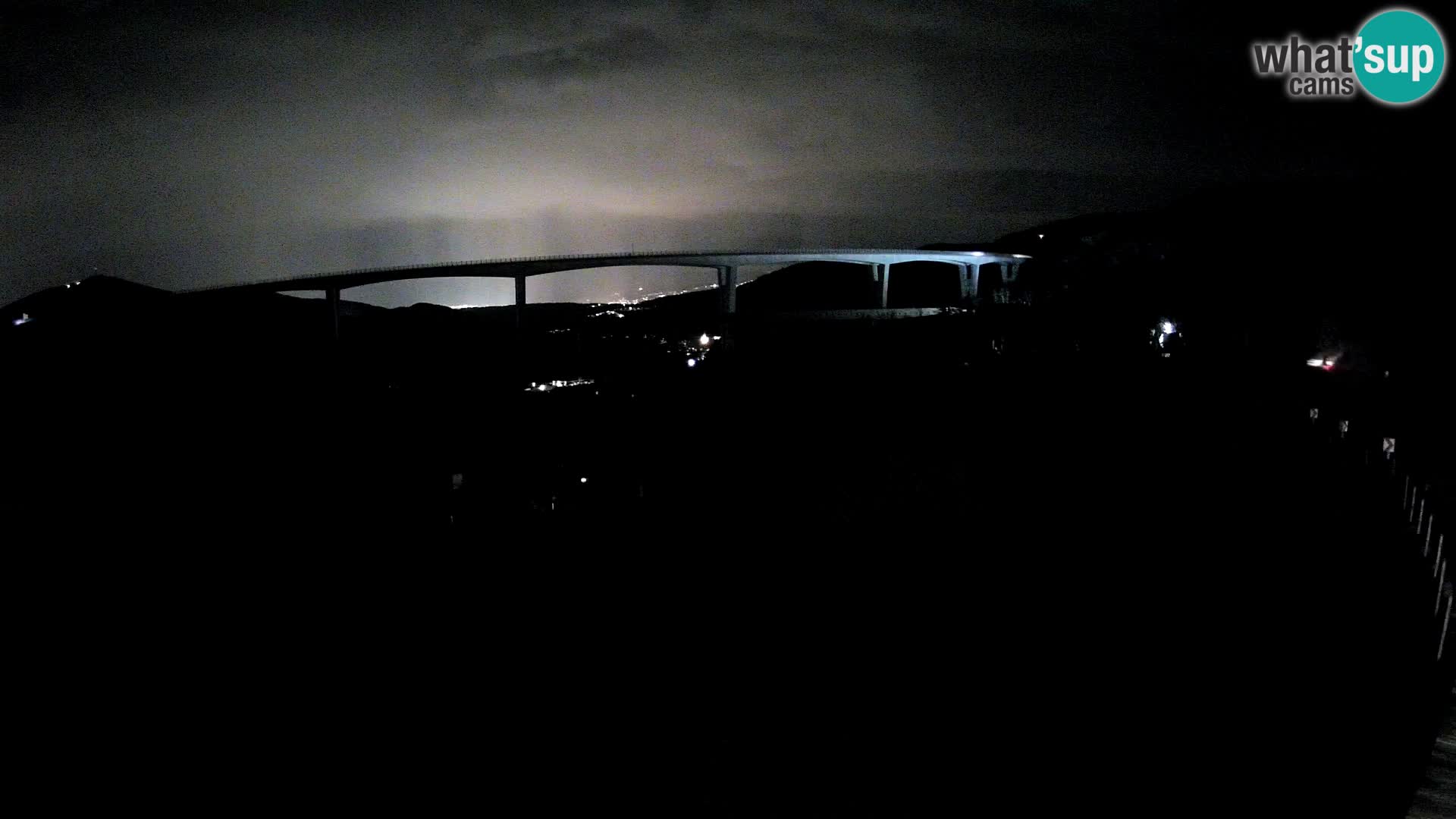 Livecam  Črni Kal Viadotto – panorama dal Viki Burger