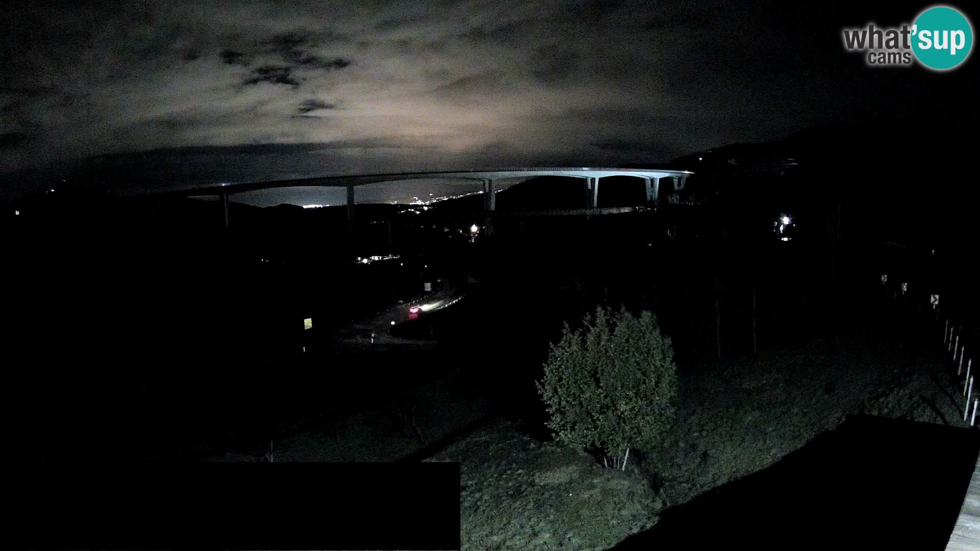 Web kamera Črni Kal Viadukt – pogled sa Viki Burgerja