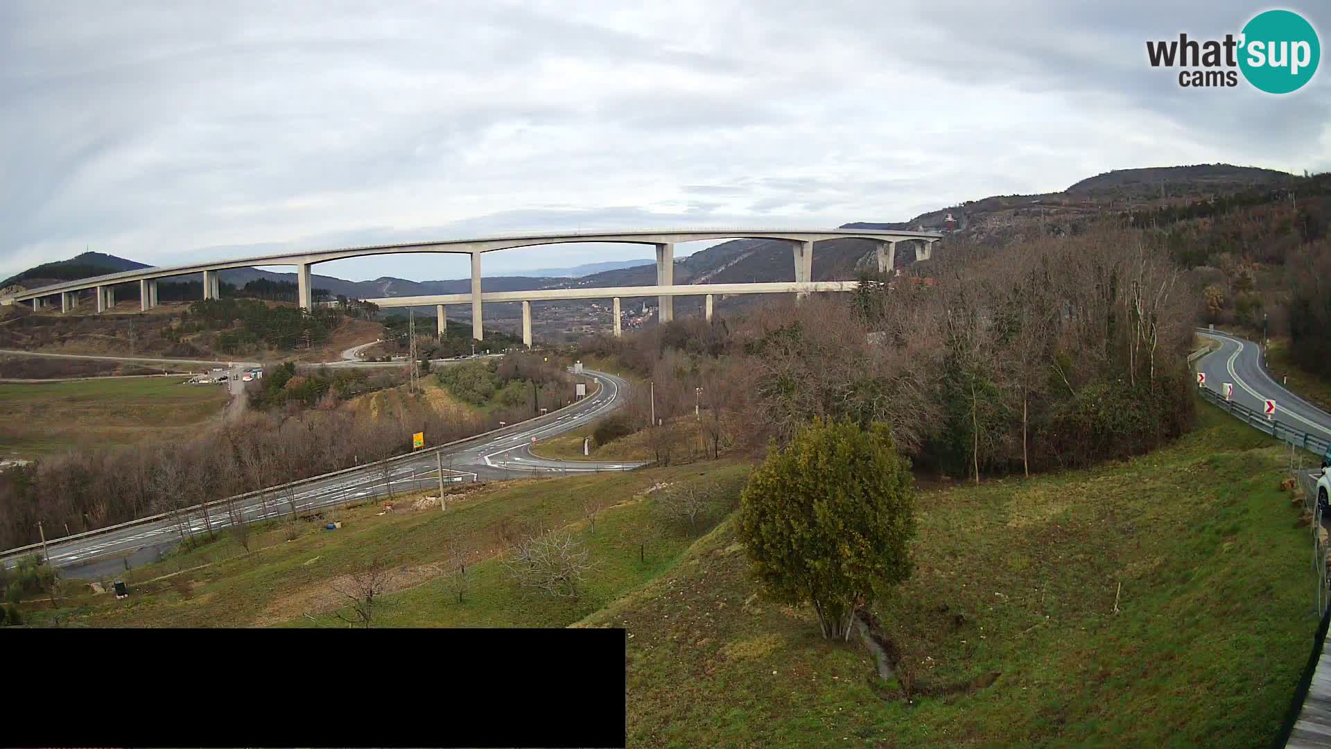 Webcam Črni Kal Viadukt – Viki Burger