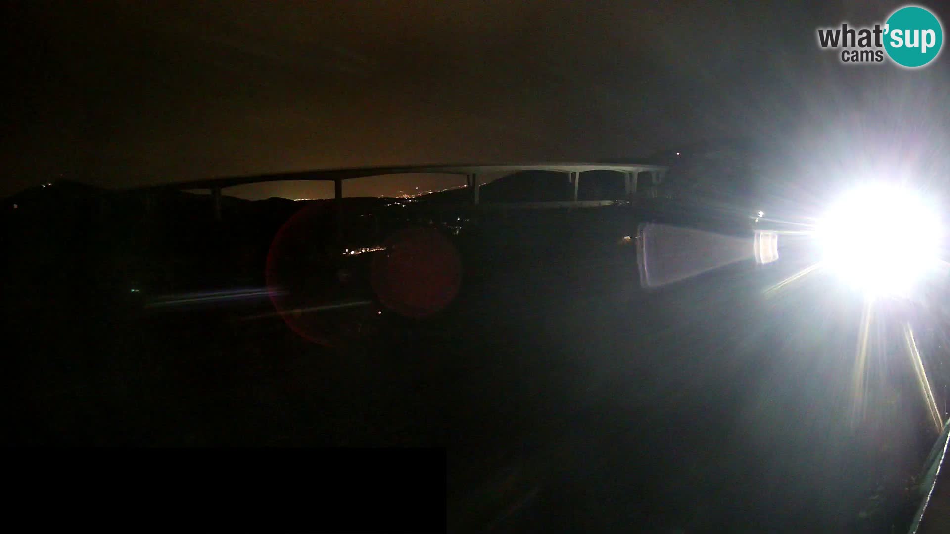 Livecam  Črni Kal Viadotto – panorama dal Viki Burger