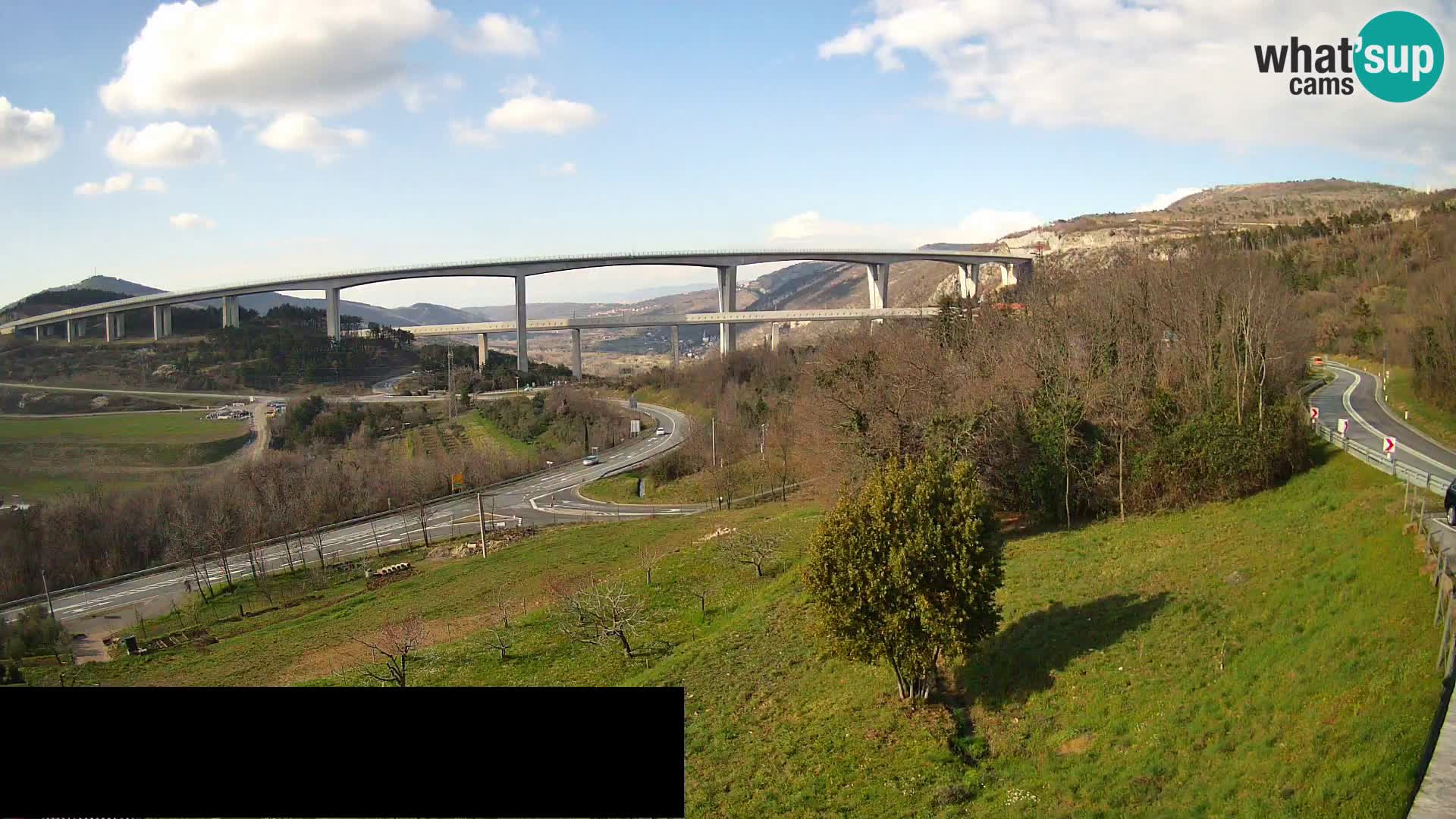 Camera en vivo Črni Kal Viaducto – Viki Burger