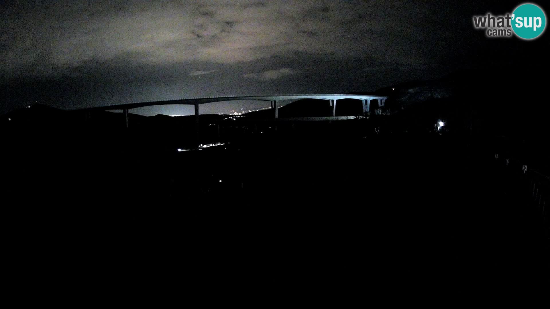 Webcam Črni Kal Viaduct – view from Viki Burger