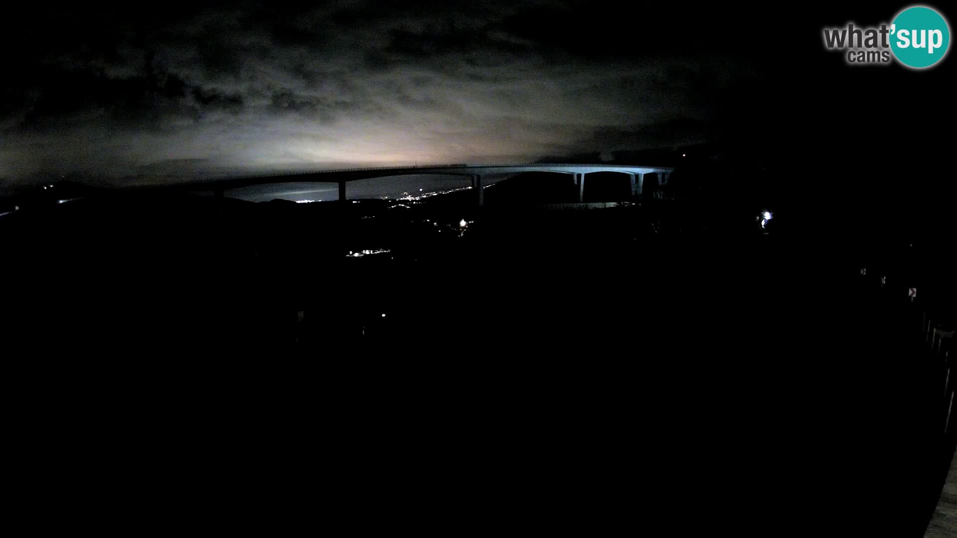 Webcam Črni Kal Viaduct – view from Viki Burger