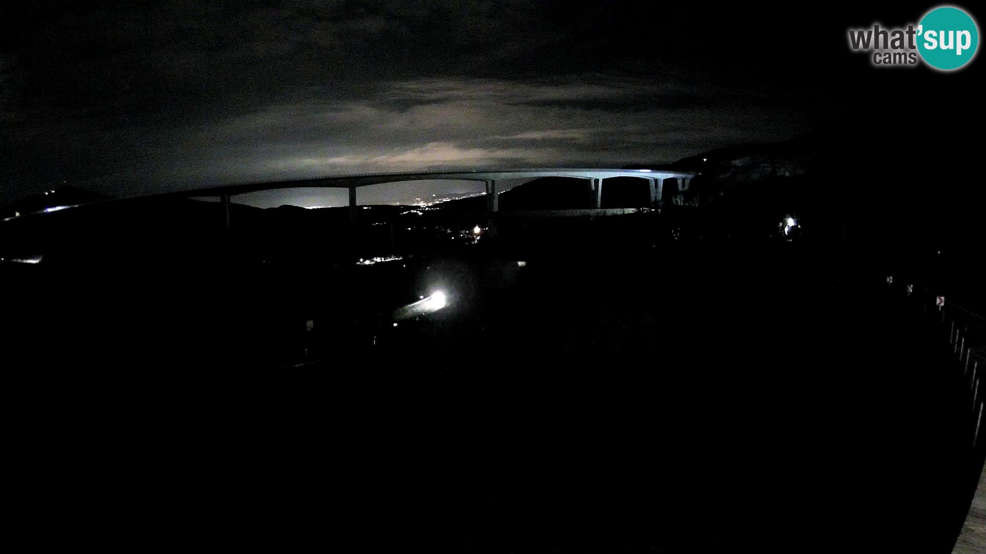 Web kamera Črni Kal Viadukt – pogled sa Viki Burgerja