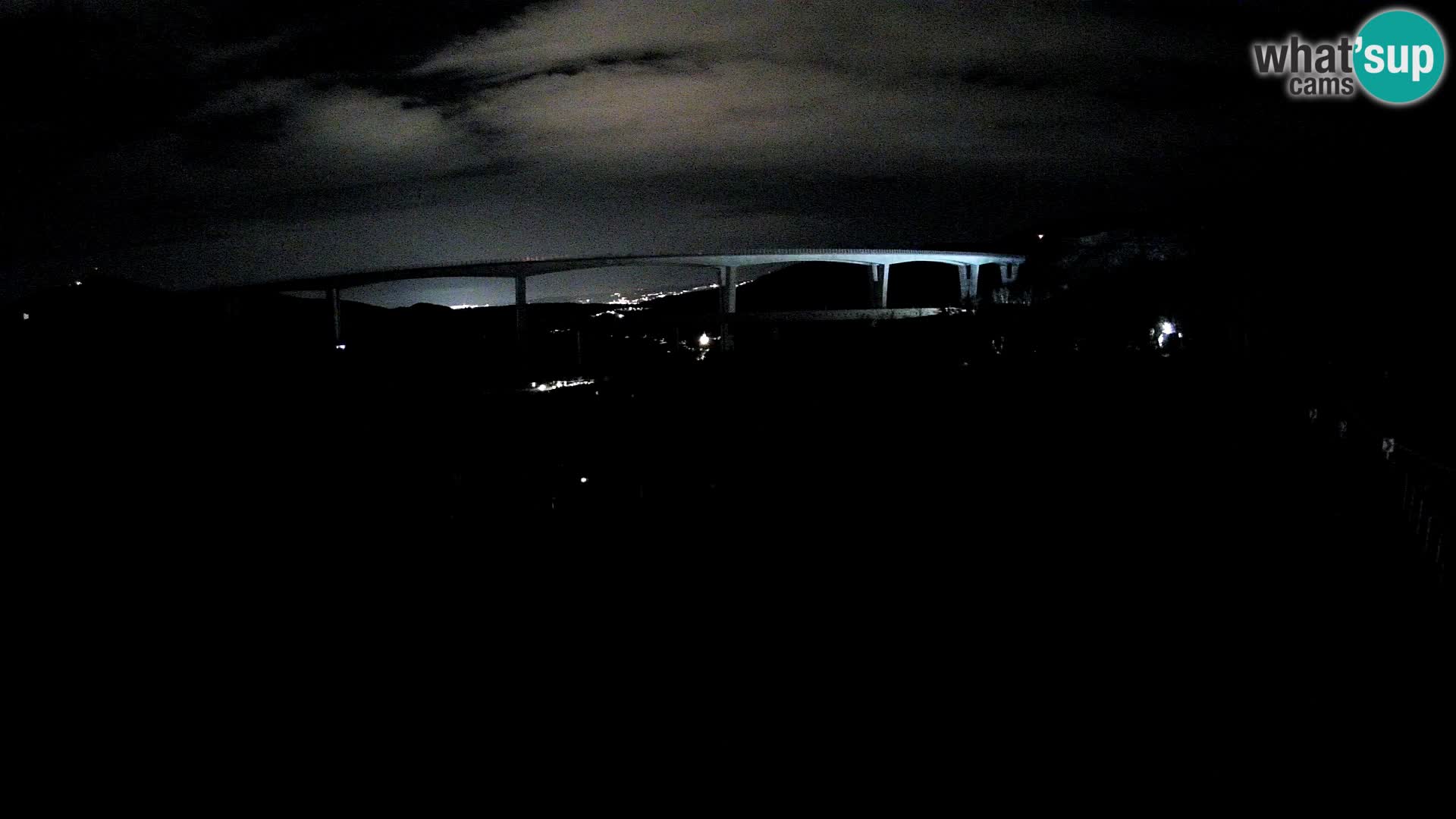 Webcam Črni Kal Viaduct – view from Viki Burger