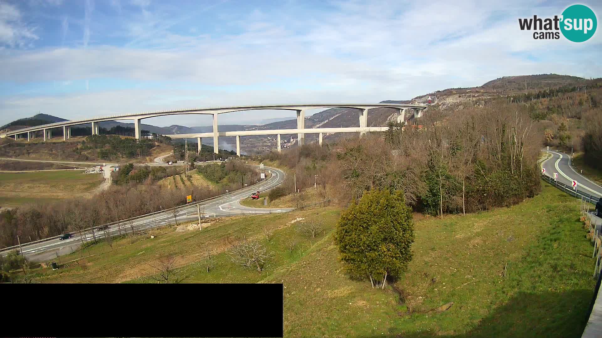 Live cam Črni Kal Viaduc – Viki Burger